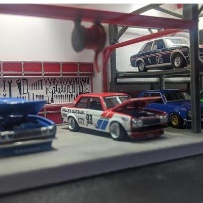 The Garage Diorama Diecast Skala 64 Tbk