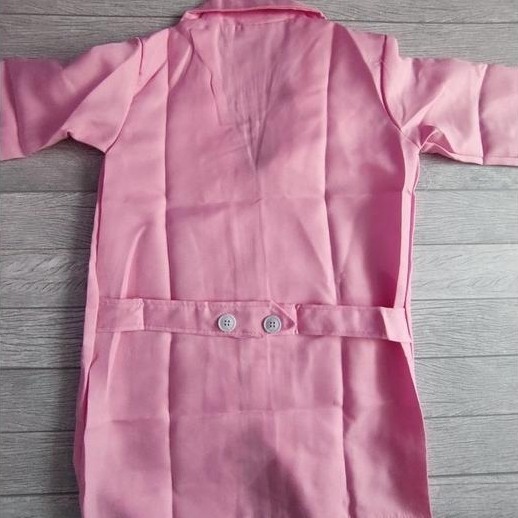 Diskon Kostum Dokter Anak Perempuan Pink Baju Seragam Profesi Perawat Suster Cilik Costume Nurse Imp
