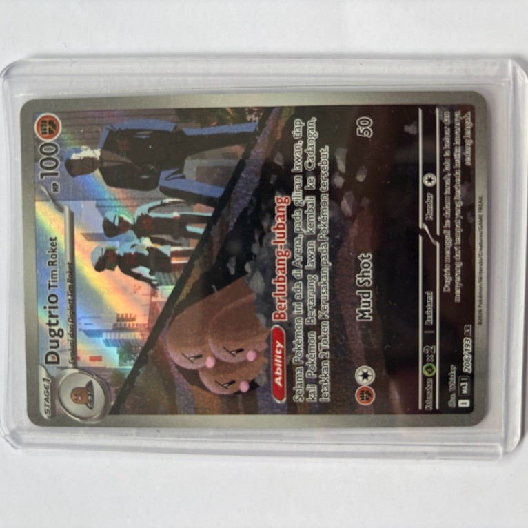 Dugtrio Tim Roket AR 206/193 Pokemon TCG
