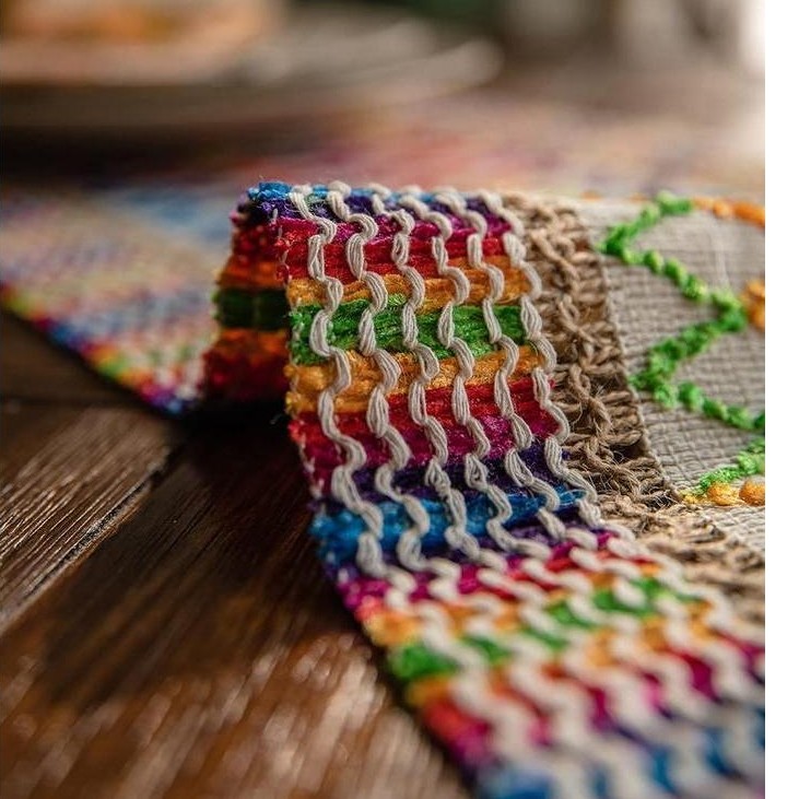 Table Runner Meja Makan Table Runner Premium Rajut Ready