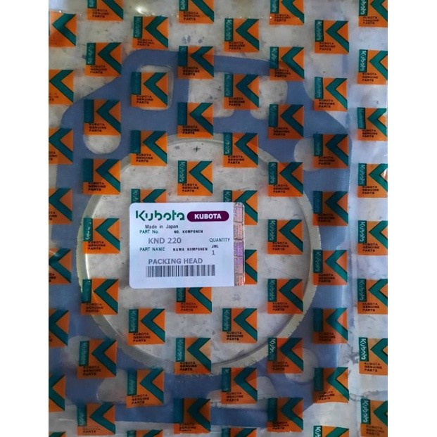 Paking Kop Gasket Head Kubota KND220 Original