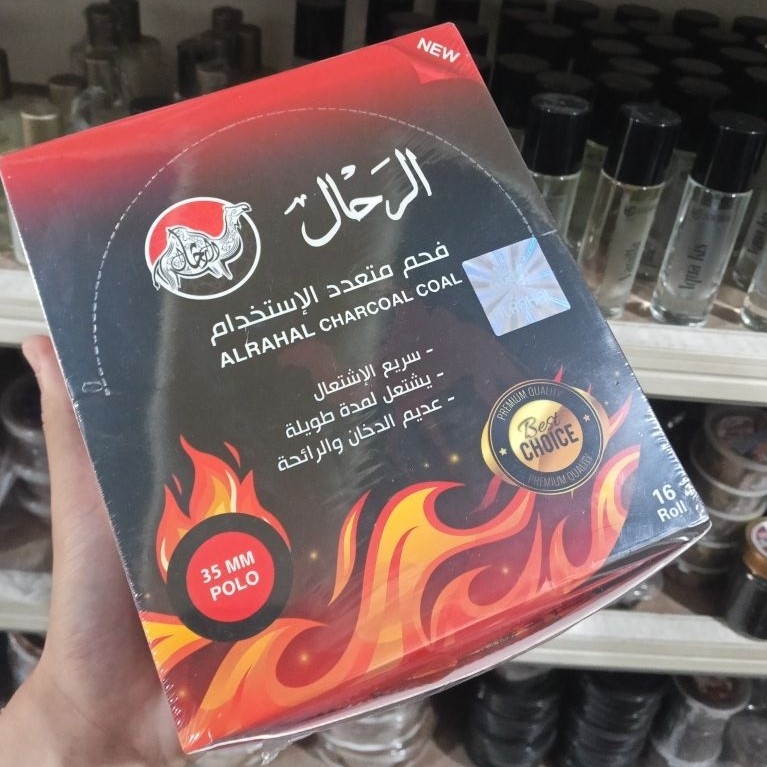 Grosir Arang Al Rahal/Briket Bukhur Harga Per Satu Kotak
