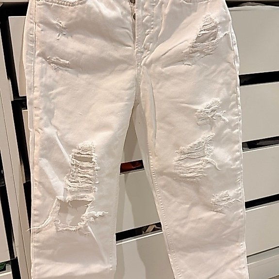 SECOND JEANS ROBEK ZARA PUTIH