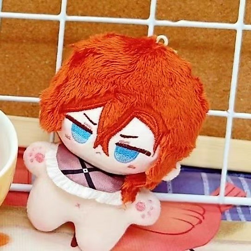 Cute Cartoon Plush Toy - Atsushi Nakajima, Osamu Dazai, - Can Be Used as Keychain Pendant or