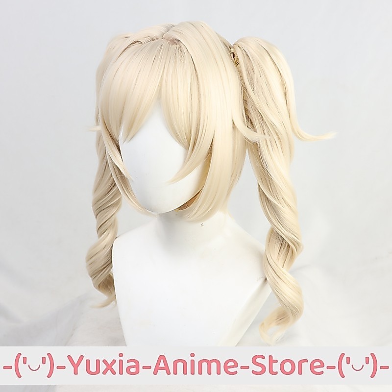 GENSHIN IMPACT BARBARA COSPLAY WIG FAVONIUS CHURCH DEACONESS GAME ROLEPLAY PARTY COSTUME PROP