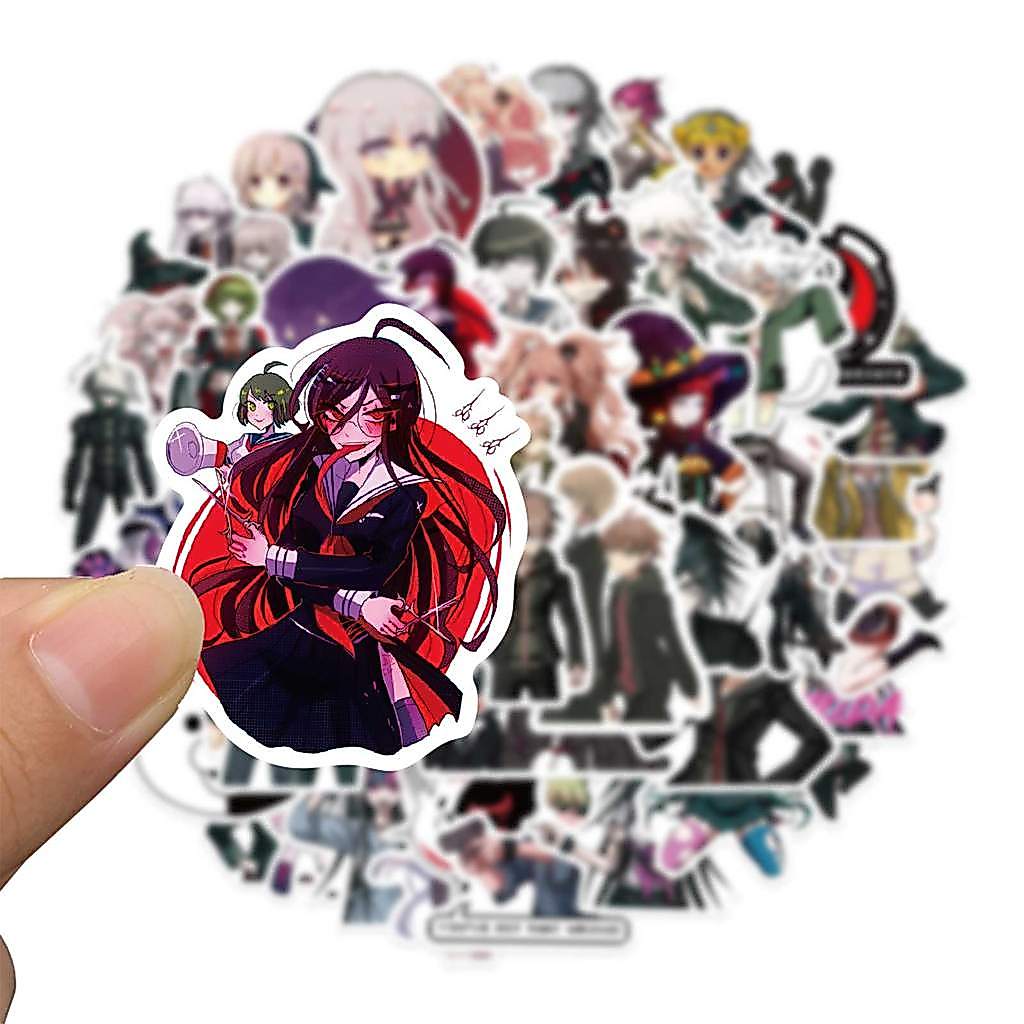 25/50PCS Danganronpa Trigger Happy Havoc Anime Stickers For Refrigerator Car Helmet Box Bicycle Guit