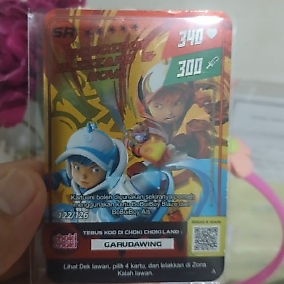 Monsta Galaxy Card x Choki Choki | SR Boboiboy Blizzard & Boboiboy Nova