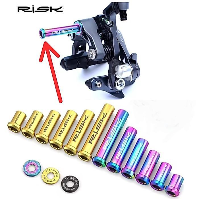 Risk Titanium Nut Pivot Kaliper Rem C U Brake Rim Brake Rem Sepeda