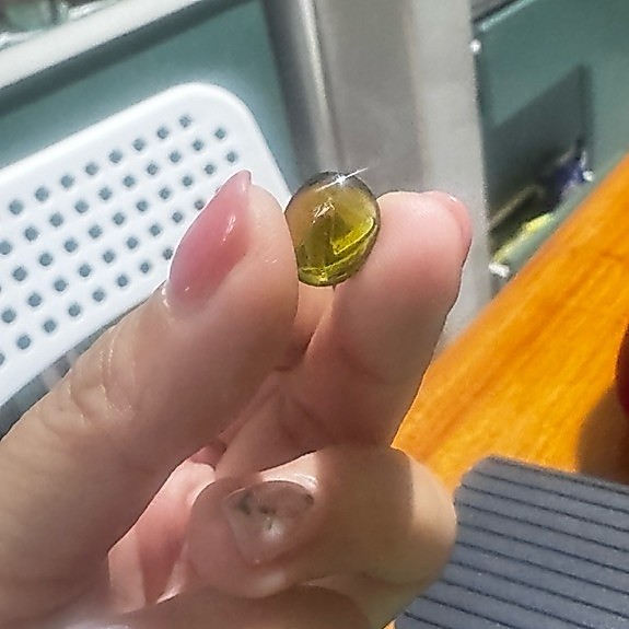 batu akik green tourmaline