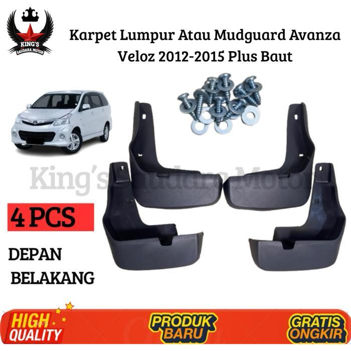 Karpet Lumpur Atau Mud Guar Avanza Veloz 2012 - 2015 Set 4 pcs Depan Belakang Best Seller Accessorie