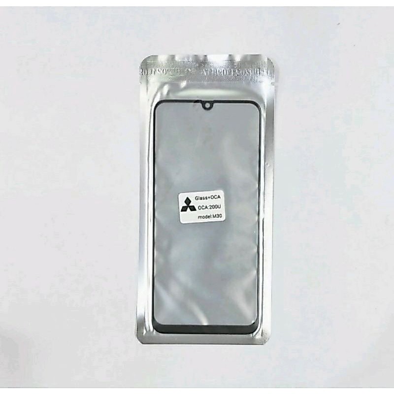 Kaca lcd + Lem Oca Samsung A30 A50 A50S M21 M30 M31 Kaca Depan Kaca Touchscreen Glass Lcd ts TC Orig