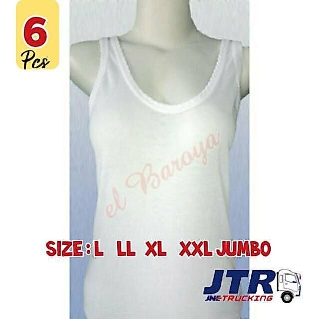 6 Singlet Remaja ABG Kaos Dalam Dewasa