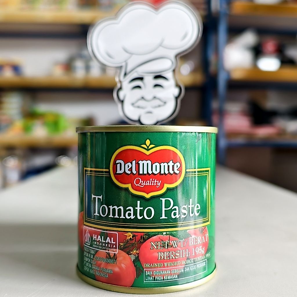 Delmonte Tomato Pasta 195Gr / Pasta Tomat Delmonte / Delmonte Tomato Paste Kaleng