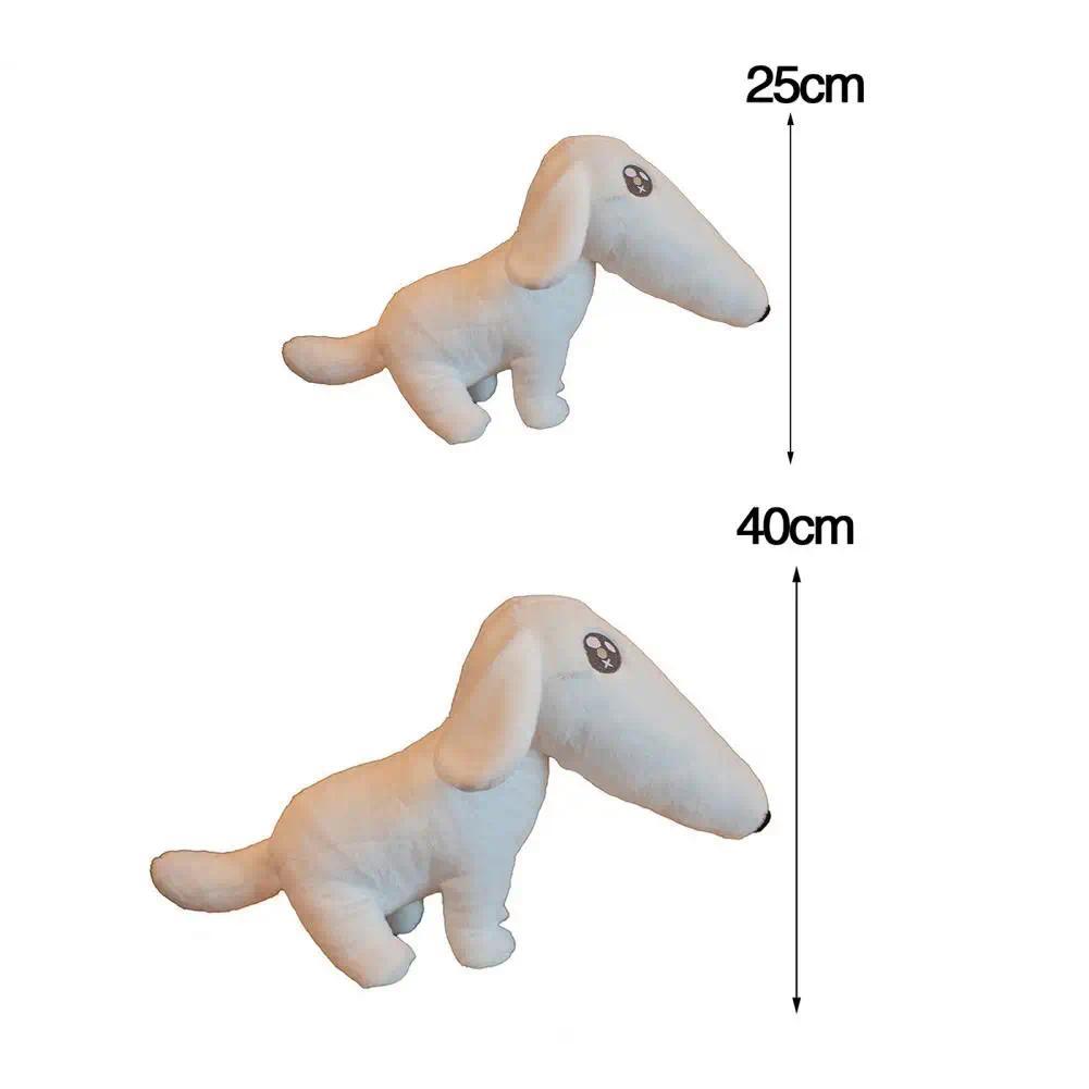 Longnosed Dog Plush Toy Funny Greyhound Dog Plush Toy for Kids Long Nose Stuffed Ornament Soft Doll 