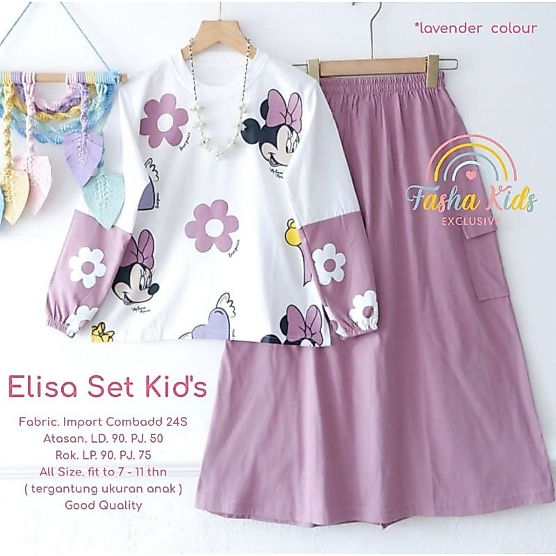 COD Fujian Set Kids Ori Amelia Kids / Elisa Set Kids Rok