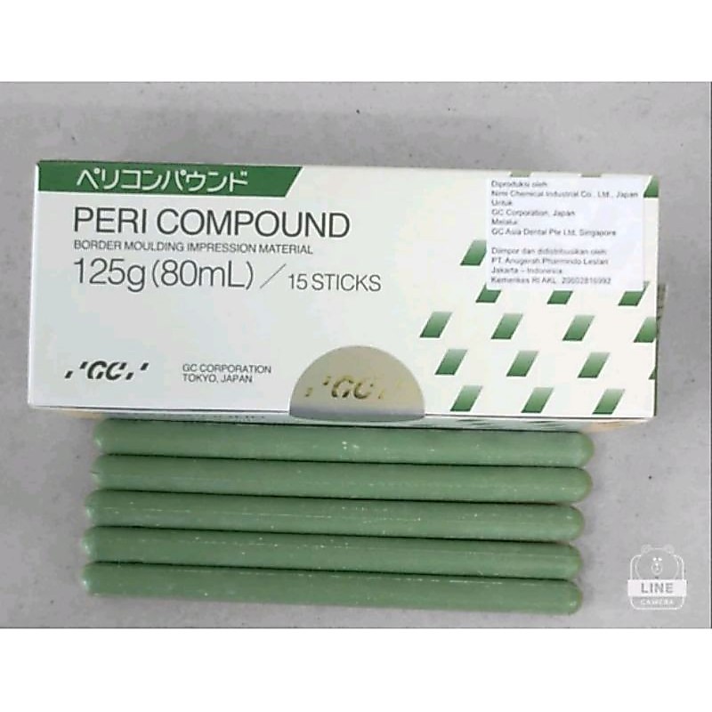 Trijaya Dental Medical Pericompound GC per biji/ Green stick per biji/ Malam hijau dental