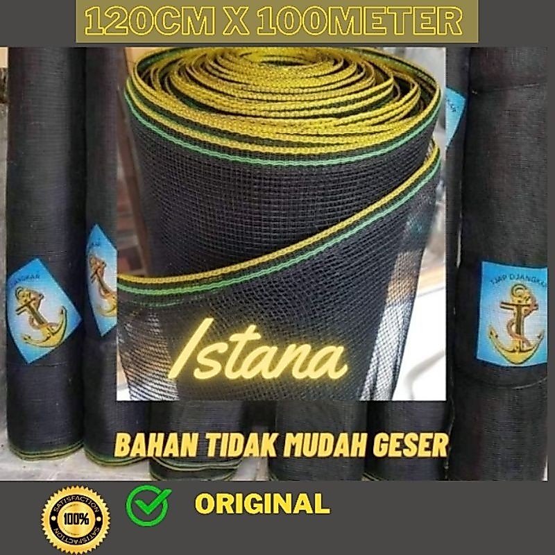 waring 120cmx100 meter keramba ikan pagar tanaman