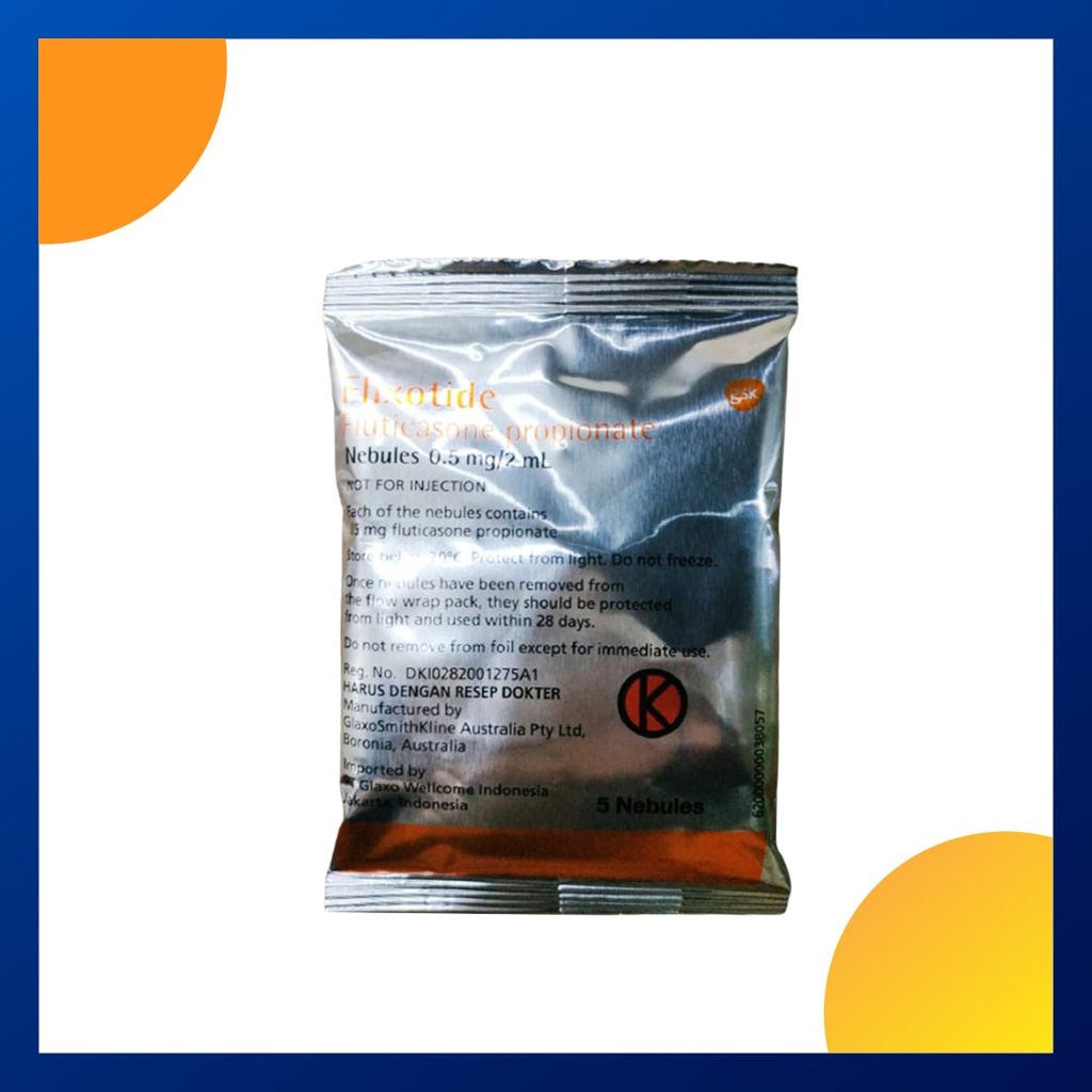 FLIXOTIDE INH SUSP 1 FLOW WRAP @ 5 NEBULES @ 1 DOSIS (2 ML)