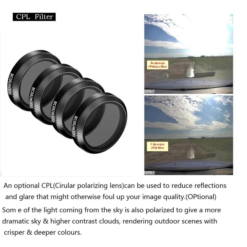 for 70mai M300 CPL Filter Glas 70mai M300 CPL Filter For 70mai M300 Accessory Set Static Sticker
