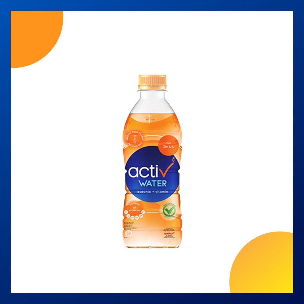 Activ Water Rasa Jeruk 380 Ml Botol