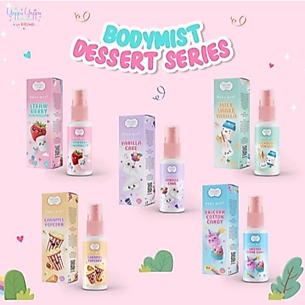 KIYOWO BODY MIST BPOM SPRAY 60 ML LAVENA BODY MIST 30ML - BODY MIST CHINGU PARFUM GEAMOORE