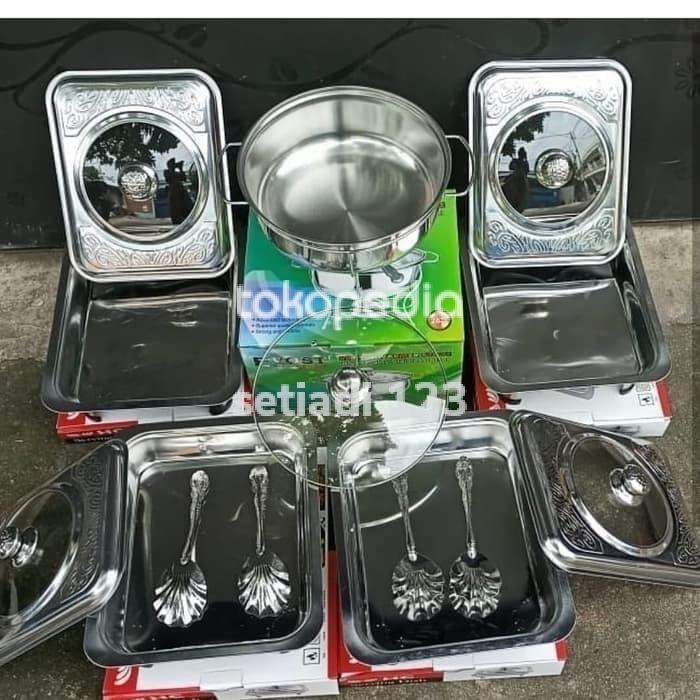 set prasmanan stainless