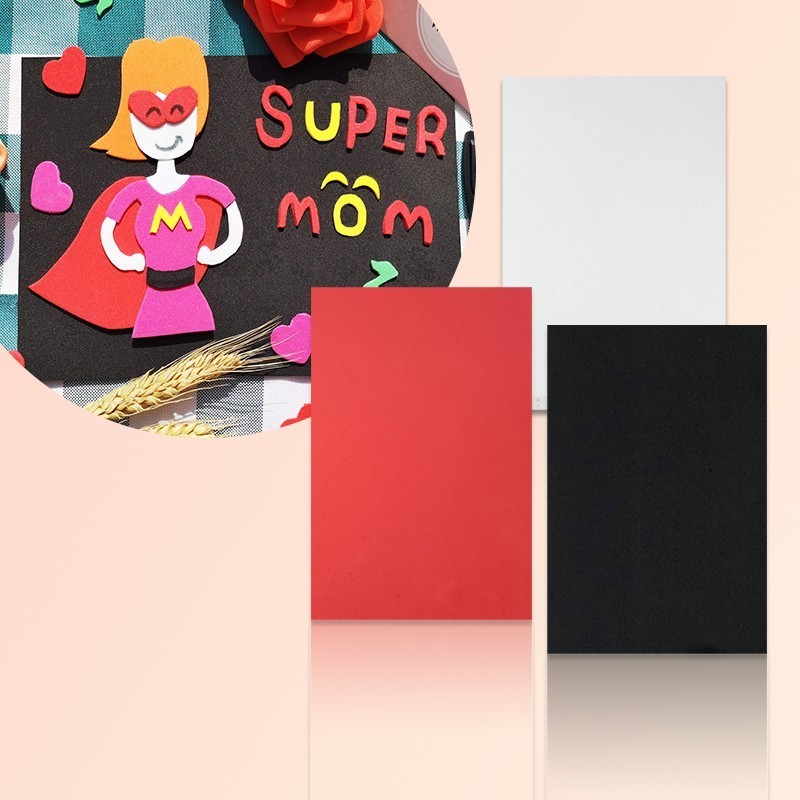 Isi 10 Eva Foam Kertas Spons 50 50cm Foam Art Paper Kertas Busa EVA Untuk Seni DIY Kerajinan Tangan