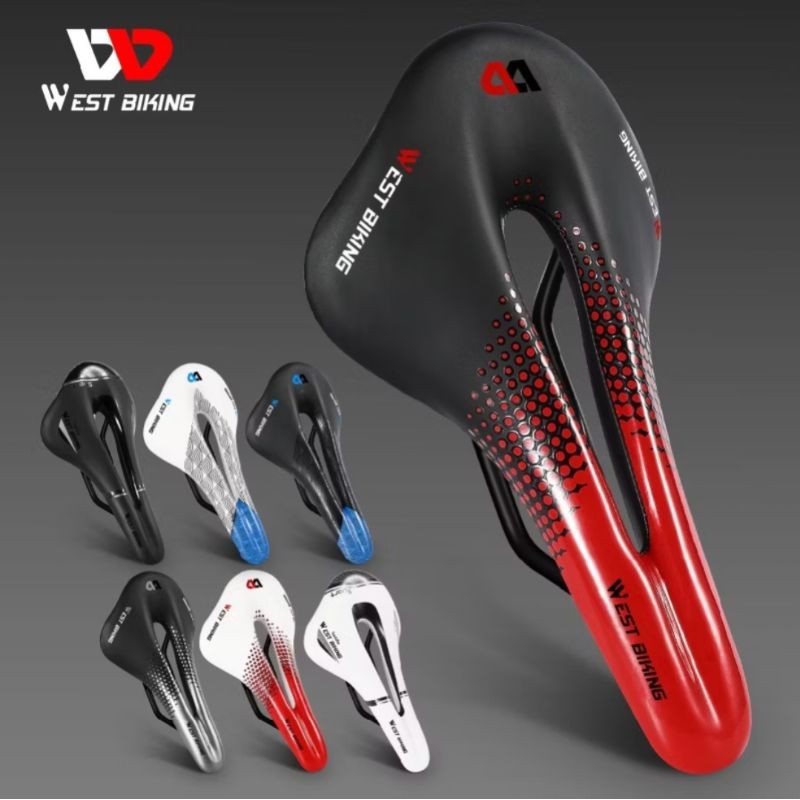 West Biking Ultralight Sadel Sepeda Lipat MTB Roadbike Hollow Saddle