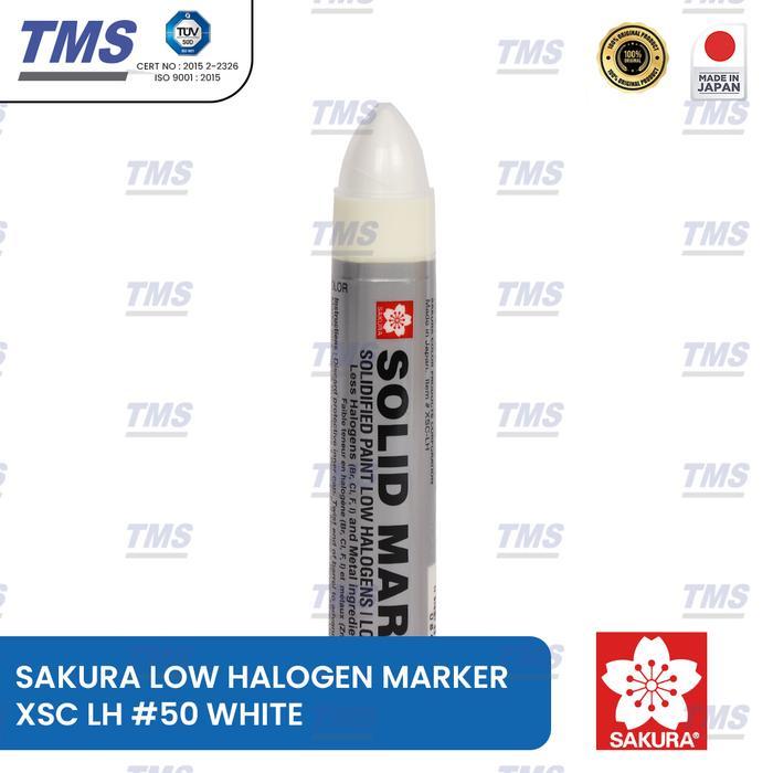 Spidol Solid Marker - Low Halogens & Low Chlorides SAKURA XSC LH Original - Putih