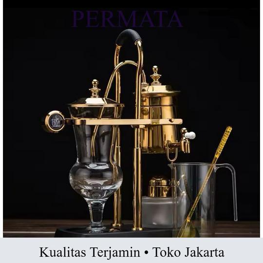 ..PERMATA .. Alat pembuat Kopi Royal Balancing Syphon Classic Belgium Siphon Espresso Coffee Maker -