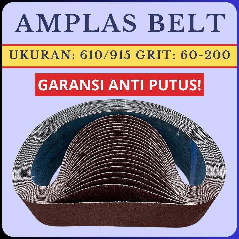 Amplas Belt Sander TERMURAH 615 / 910 - #40, #60, #80, #100, #120, #150, #180, #240, #320, #400, #60
