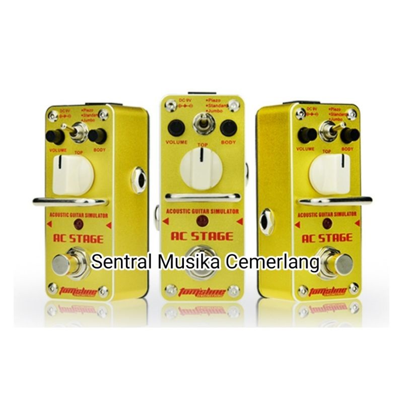 Pedal Efek Gitar TOMSLINE AAS-3 Acoustic Guitar Simulator AAS3 / AAS 3