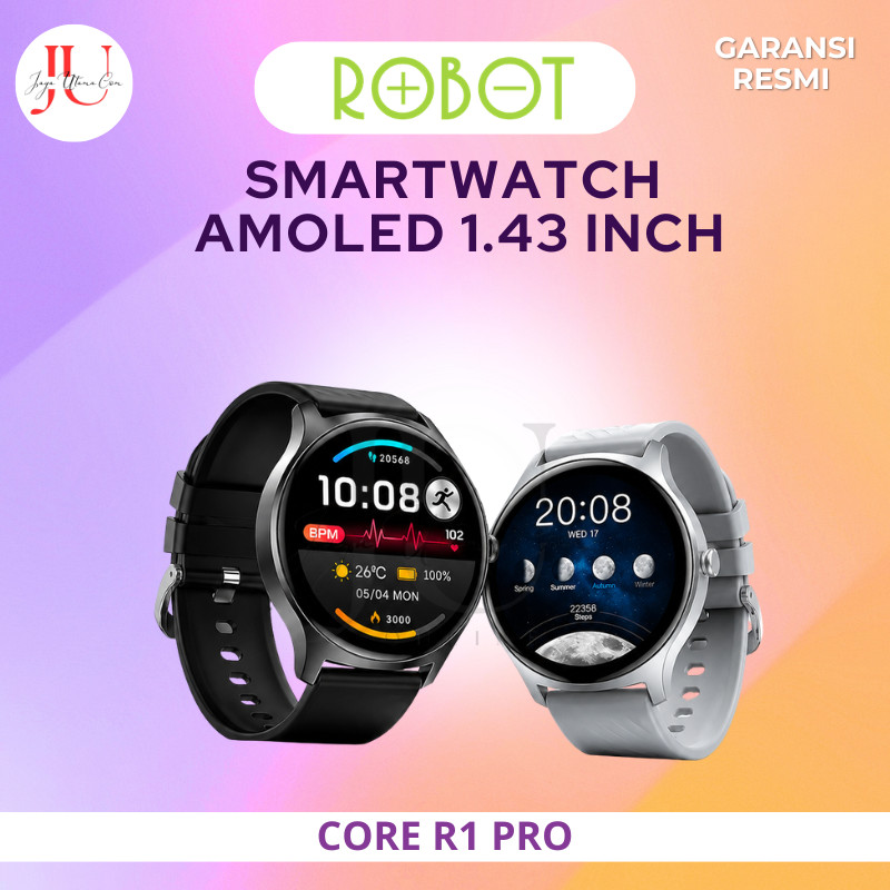 ROBOT Core R1 Pro Smartwatch Layar Amoled