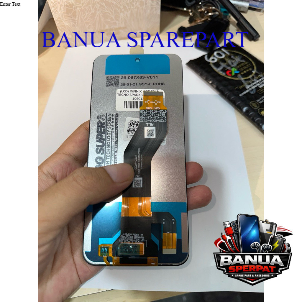 lcd infinix hot 60i spark go 2