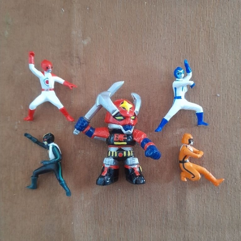 Battle Fever J Super Sentai+Robotnya Satu Set - Bandai Original