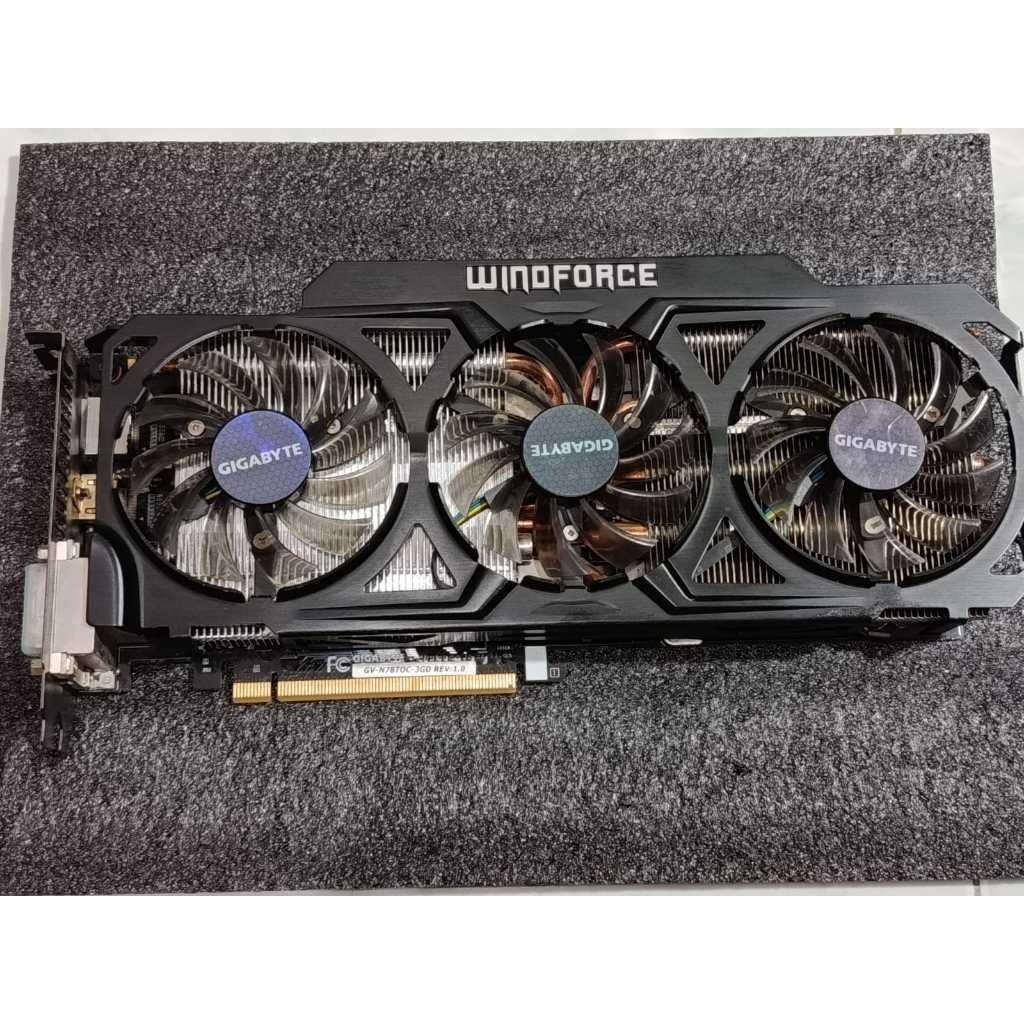 GIGABYTE GTX 780TI 3GB 384BIT ARTEFAK VGA RUSAK