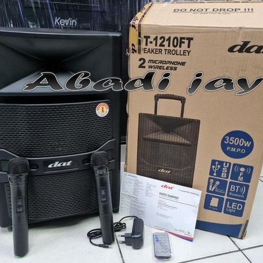 Dat Dt 1210Ft Speaker Aktif 12 Inch Portable Dat Dt1201Ft