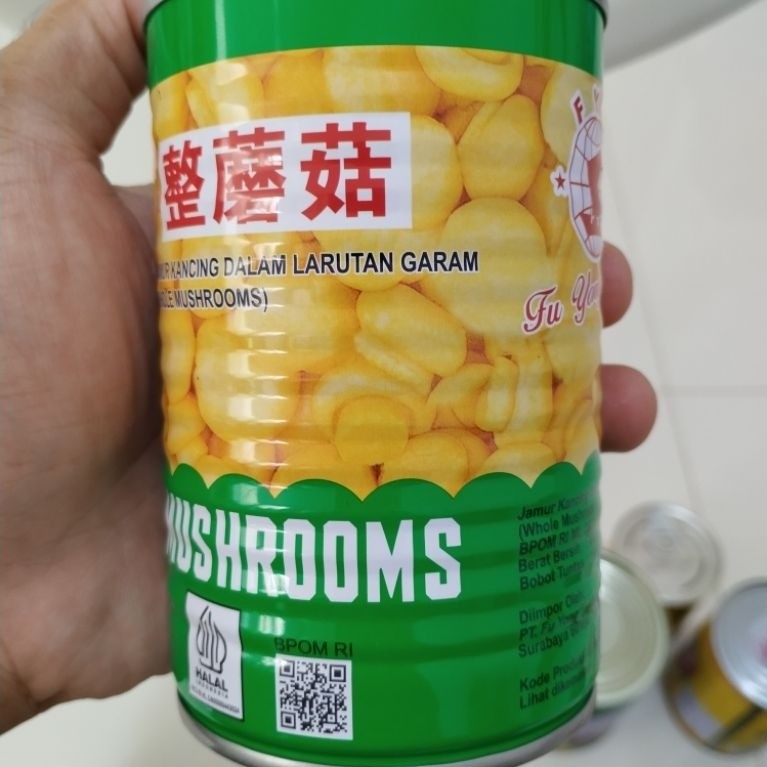 Mushroom Jamur Kancing Kaleng FYF 425g