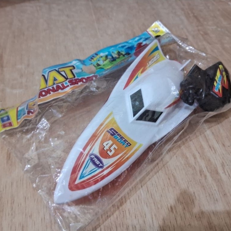 Mainan Speed Boad Air Mainan Perahu Kapal New Segel Plastik