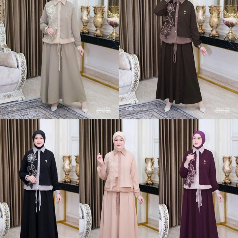 ANORA SET ROK TERBARU NINOS DESIGN ORIGINAL