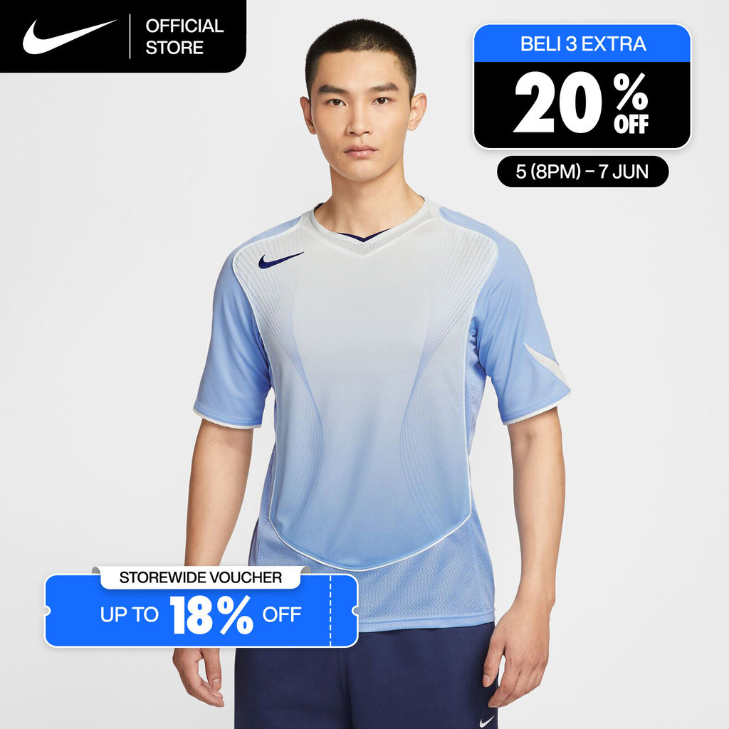 Nike Dri-FIT Men's Total 90 Short-Sleeve Soccer Jersey - Aluminum [HV1179-468]
