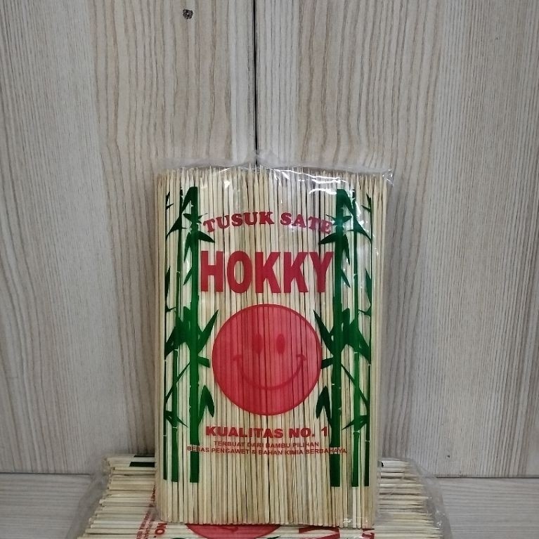 tusuk sate bambu merk hokky-tusuk ayam sate sosis