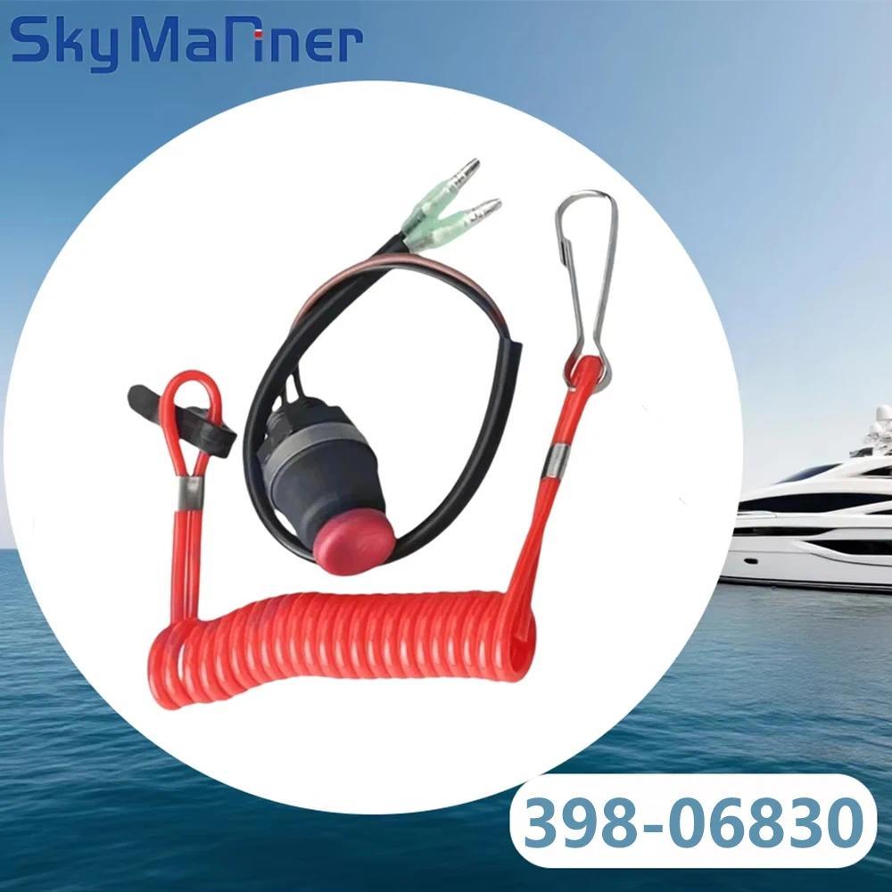 Safety Stop Swit With Lanyard 398-06830 For Tohatsu Outboard Motor 398-06830-0 398068300M boat engin