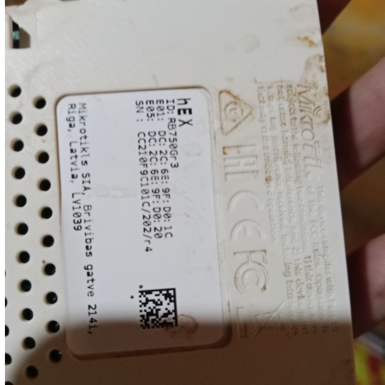 Mikrotik Rb750Gr3 Bekas Masih Normal