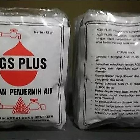 Ags Plus Penjernih Air Isi 10Pcs Baru