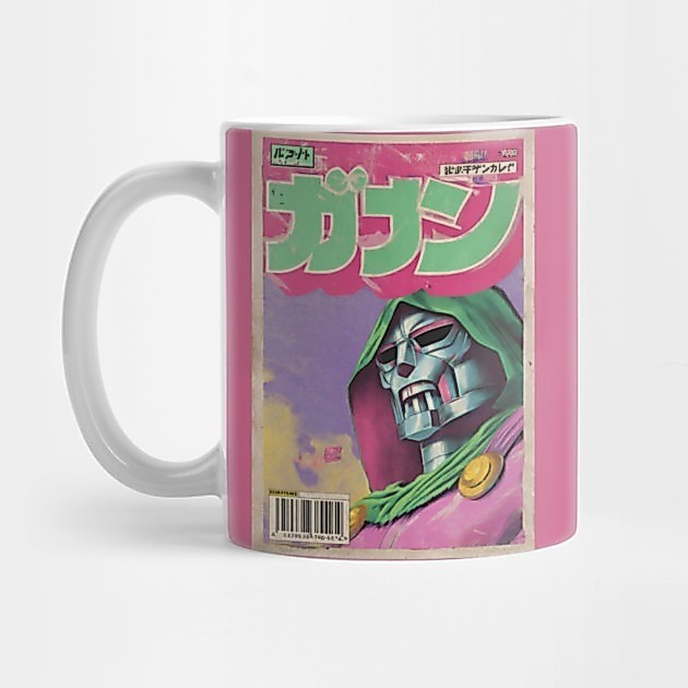 Retro Doom Japanese Magazine - Dr Doom Tea Mug