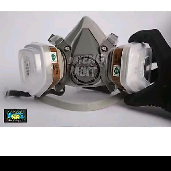 TERLARIS MASKER 3M 6200 + FILTER RESPIRATOR