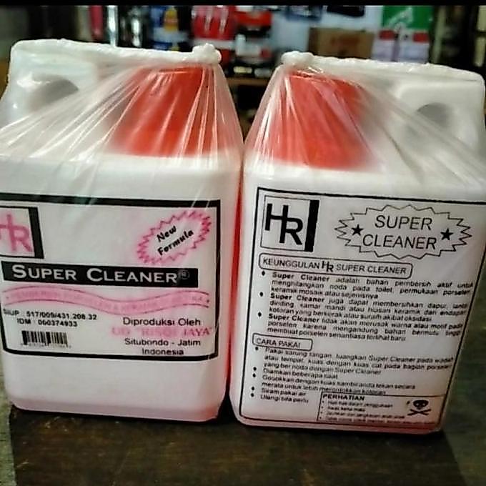 cairan pembersih KERAMIK POSELEN toilet hr super cleaner