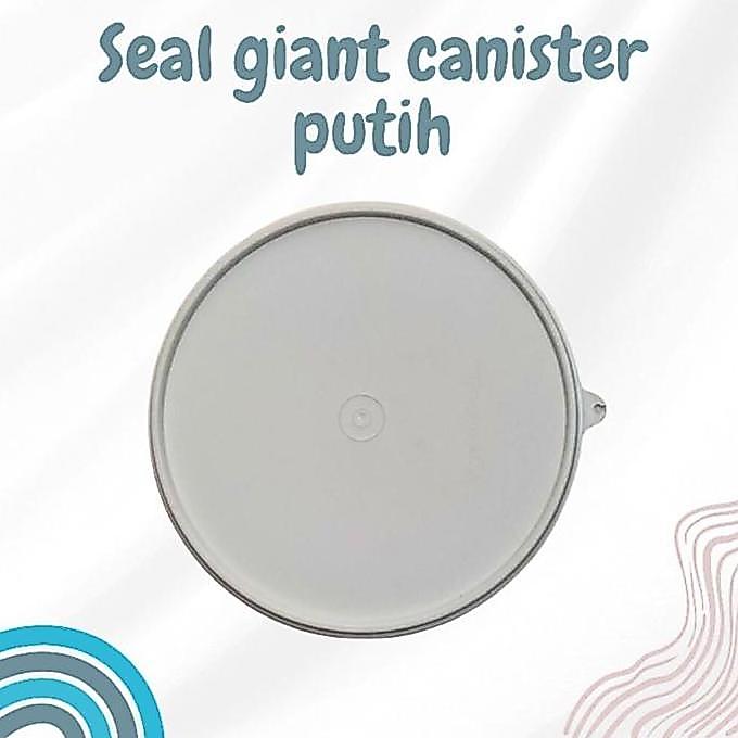 '' TUPPERWARE SEAL GIANT CANISTER TUTUP TOPLES *