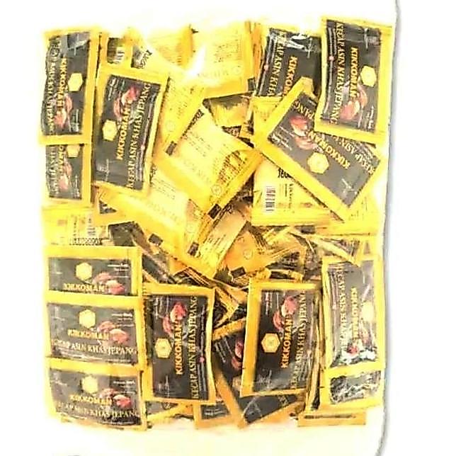 Kikkoman Kecap Asin Khas Jepang Halal Sachet Kecap Asin 5Ml 100Pcs